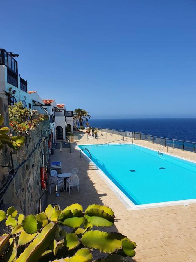 Very Romantic Seaview Apartment Patalavaca Mogan With Warm Pool Exterior foto